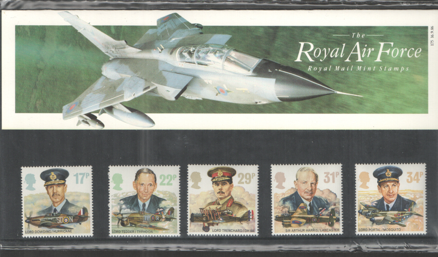 (image for) 1986 Royal Air Force Royal Mail Presentation Pack 175